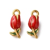 304 Stainless Steel Enamel Pendants STAS-B100-04G-04-1
