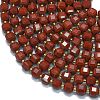 Natural Red Jasper Beads Strands G-K389-A13-01-3