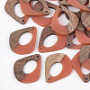 Resin & Walnut Wood Pendants RESI-S358-06E-1