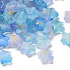 Gradient Color Transparent Acrylic Beads OACR-M023-04F-1