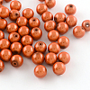 Spray Painted Acrylic Beads MACR-Q154-8mm-013-1