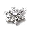 Christmas Brass Micro Pave Cubic Zirconia Pendants KK-L258-04P-E01-2