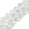 Electroplate Glass Beads Strands EGLA-L045-G-2