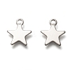 Non-Tarnish 201 Stainless Steel Charms STAS-B001-14A-P-1