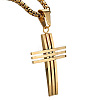 304 Stainless Steel Religion Cross Pendant Necklaces for Men WG31517-01-2