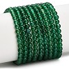 Natural Green Onyx Agate(Dyed & Heated) Beads Strands G-C262-B06-4mm-1