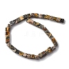 Natural Map Stone Beads Strands X-G-T139-8x8-45B-3