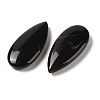 Natural Black Agate Cabochons G-B082-04-2