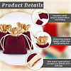Rectangle Velvet Jewelry Pouches Bags TP-BBC0001-09A-02-6