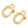 925 Sterling Silver Twister Clasps STER-BC0004-33G-1