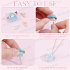 4Pcs 2 Colors 925 Sterling Silver Pin to Pendant Converter STER-BBC0009-17A-6