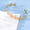 304 Stainless Steel Cuff Bangles BJEW-P355-02G-3
