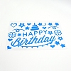Waterproof PVC Happy Birthday Theme Self Adhesive Sticker DIY-WH0209-44B-1