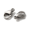 Tarnish Resistant 304 Stainless Steel Lobster Claw Clasps STAS-R050-11x7mm-2