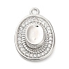 Brass Micro Pave Cubic Zirconia Pendants KK-L229-030P-1