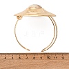 Alloy & Iron Cuff Bangles for Women LS-BJEW-F501-02KCG-5
