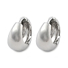Brass Hoop Earrings EJEW-U055-21P-2