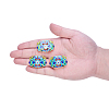 Chinese Style Alloy Enamel Chandelier Components Links ENAM-E329-51A-G-7