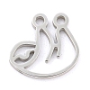 Non-Tarnish 304 Stainless Steel Charms STAS-Z076-02P-1