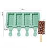 Food Grade DIY Rectangle Ice-cream Silicone Molds LS-DIY-D062-03A-6