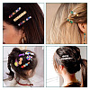 120Pcs 12 Style Iron Alligator Hair Clips Findings PHAR-TA0001-08-17