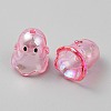 Transparent Acrylic Bead Caps TACR-WH0021-20H-2