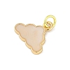 Brass Enamel Pendants X-KK-B114-17G-02-2