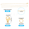 DIY 304 Stainless Steel Necklace Making Kits DIY-UN0002-23-2