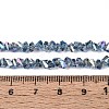 Electroplate Transparent Glass Beads Strands GLAA-N021-4mm-29-2
