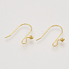 Brass Earring Hooks X-KK-N216-29-2