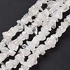 Natural Quartz Crystal Chips Beads Strands F019-2-1