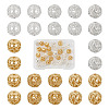 30Pcs 6 Style Brass Beads KK-TA0001-24-1
