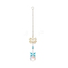 Metal Hollow Lotus Hanging Ornaments PW-WGD8DCC-02-1