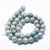 Natural Amazonite Beads Strands G-O164-02-8mm-3