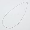 925 Sterling Silver Rope Chains Necklaces STER-E007-2B-4