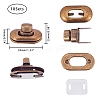Iron Bag Twist Lock Accessories IFIN-WH0033-01AB-2