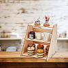 2-Tier Detachable Wooden Display Shelf AJEW-WH0007-21-6