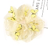 Butterfly Satin Face Elastic Hair Accessories PW-WGC724A-01-1