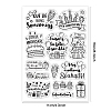 Custom Summer Theme PVC Plastic Clear Stamps DIY-WH0631-0077-6