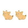 201 Stainless Steel Pendants STAS-Z195-02G-06-1