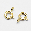 925 Sterling Silver Spring Ring Clasps LS-STER-K167-076D-G-01-1