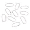 10Pcs Alloy Spring Gate Rings FIND-TA0009-25G-2