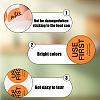 500Pcs Paper Adhesive Label Stickers STIC-WH20010-25F-3