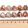 Natural Fire Crackle Agate Beads Strands G-K393-D01-10x14-5