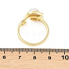 Brass Micro Pave Cubic Zirconia Finger Rings for Women RJEW-D340-02G-01-2