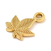Ion Plating(IP) 304 Stainless Steel Pendants STAS-N103-142G-2