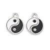 Alloy Rhinestone Pendants PALLOY-P319-03P-1