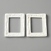 Opaque Resin Cabochons RESI-WH0021-44-2