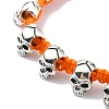 Adjustable Alloy Braided Beads Bracelets BJEW-JB10918-3