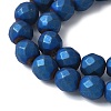 Electroplated Synthetic Non-magnetic Hematite Beads Strands G-S382-01B-3